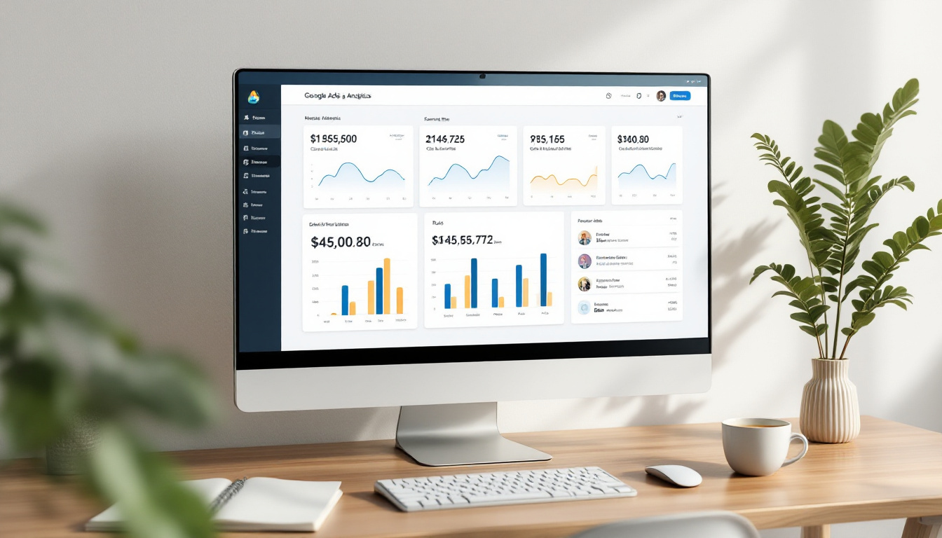 Google Ads + Analytics 营销数据 dashboard