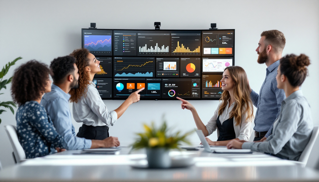 Auckland AdWords agency team collaborating over advertising analytics dashboards