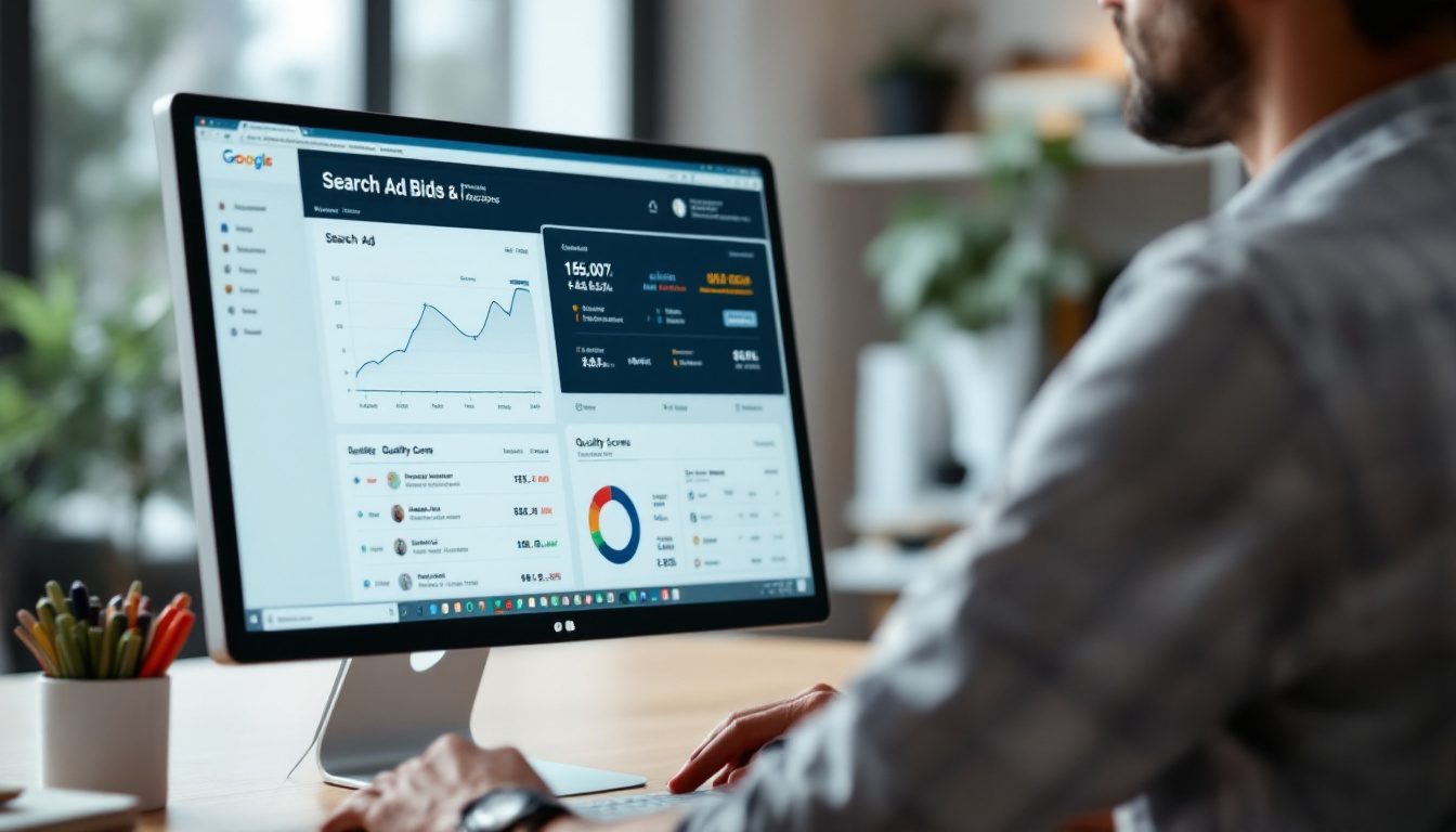 How Google's ad auction combines bid and relevance to decide Ad Rank
