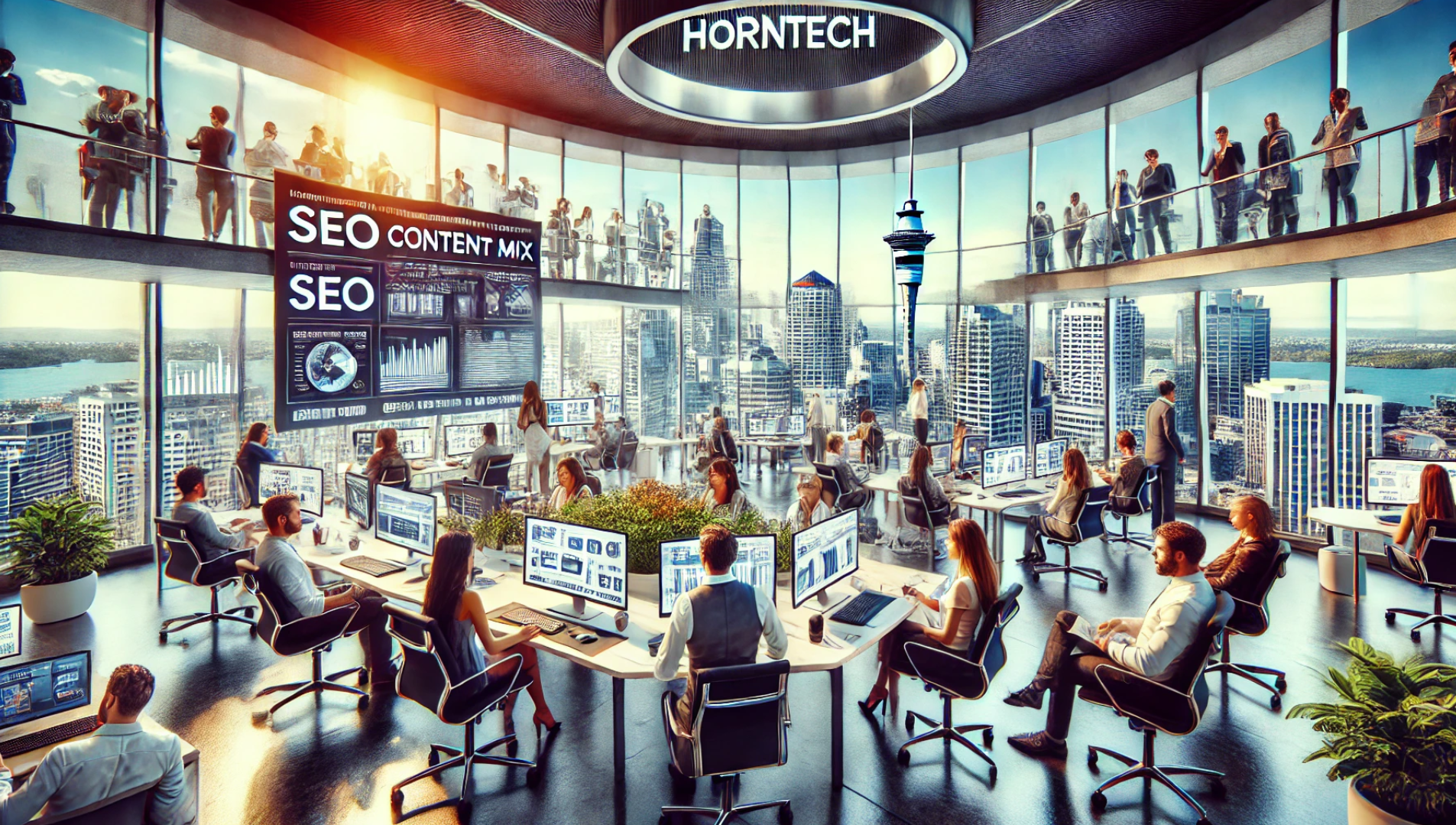 HORNTECH Is a Leading Auckland SEO Agency with A Unique Content Mix