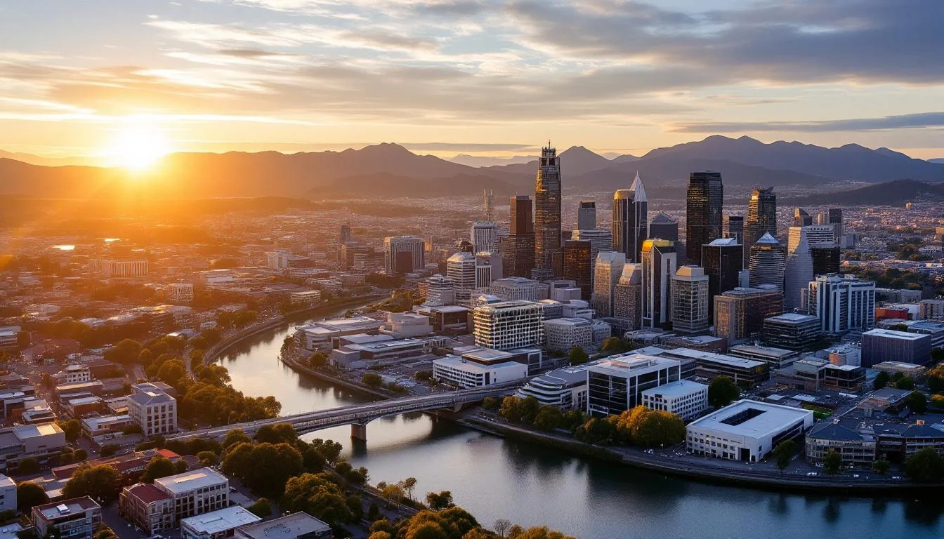 Google Ads Christchurch — Canterbury city skyline at golden hour